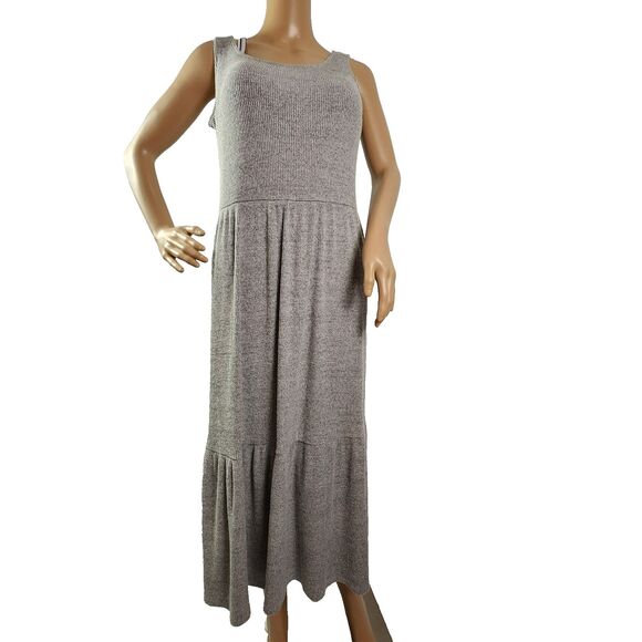 Daily Ritual Heathered Grey Dress Anthropologie Size S Super Soft - Picture 1 of 5